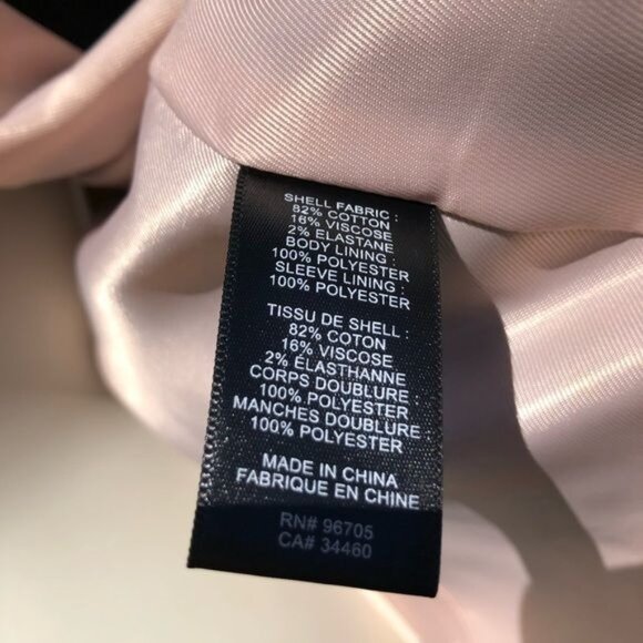 Rebecca Taylor Scalloped Blazer 6 Jacket Suit Black Long Sleeve Top Peplum Small - Picture 11 of 12